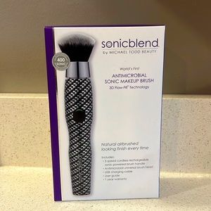 Sonicblend antimicrobial sonic makeup brush